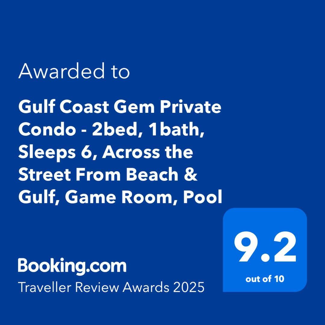 Gulf Coast Gem Private Condo - 2Bed, 1Bath, Sleeps 6, Across The Street From Beach & Gulf, Game Room, Pool Clearwater Beach Eksteriør bilde
